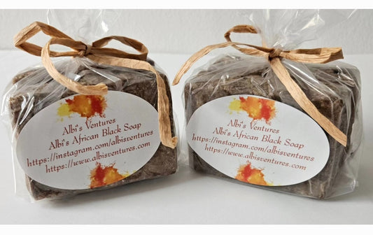 100% Undiluted Raw African Black Soap