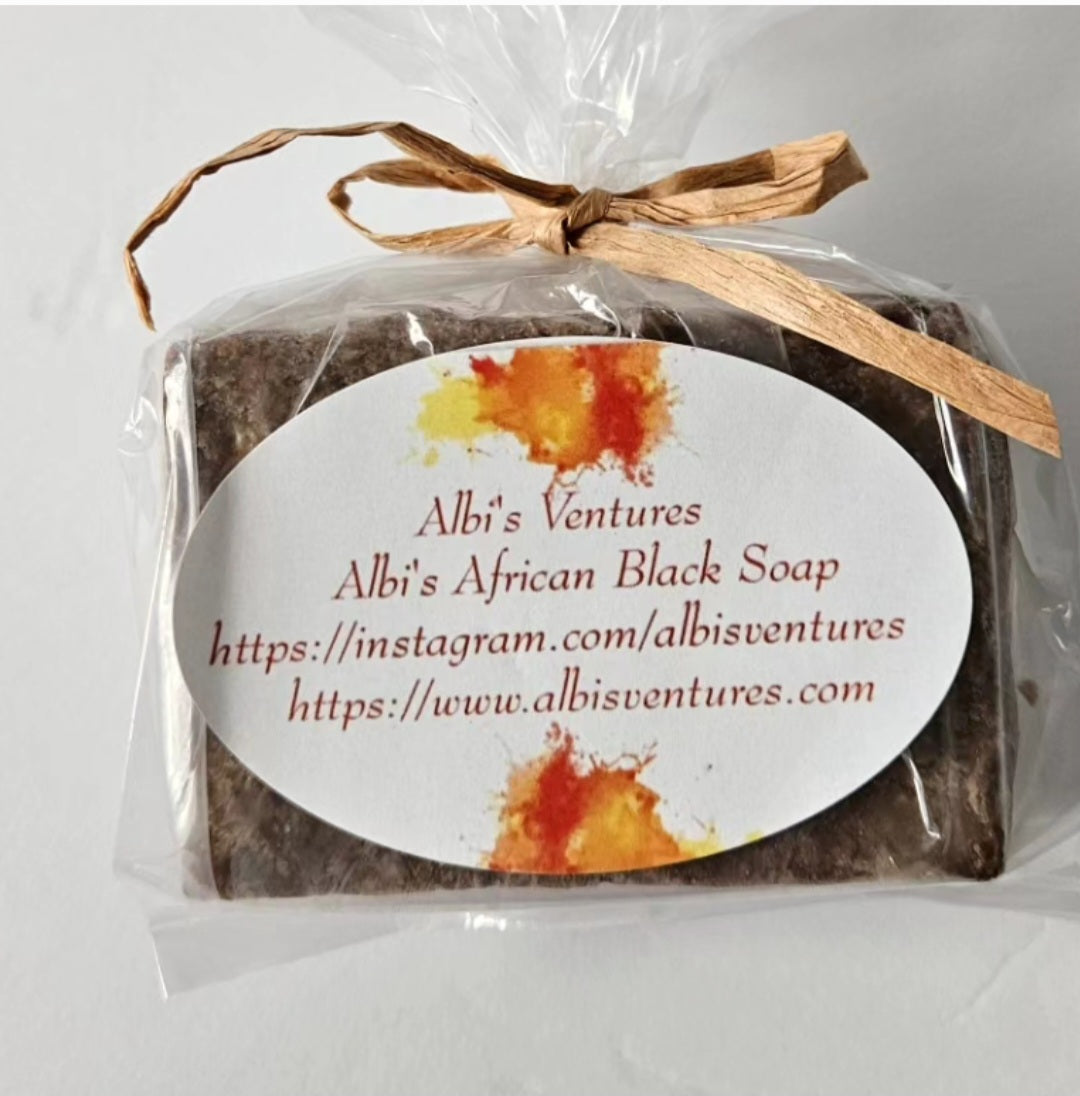 100% Undiluted Raw African Black Soap