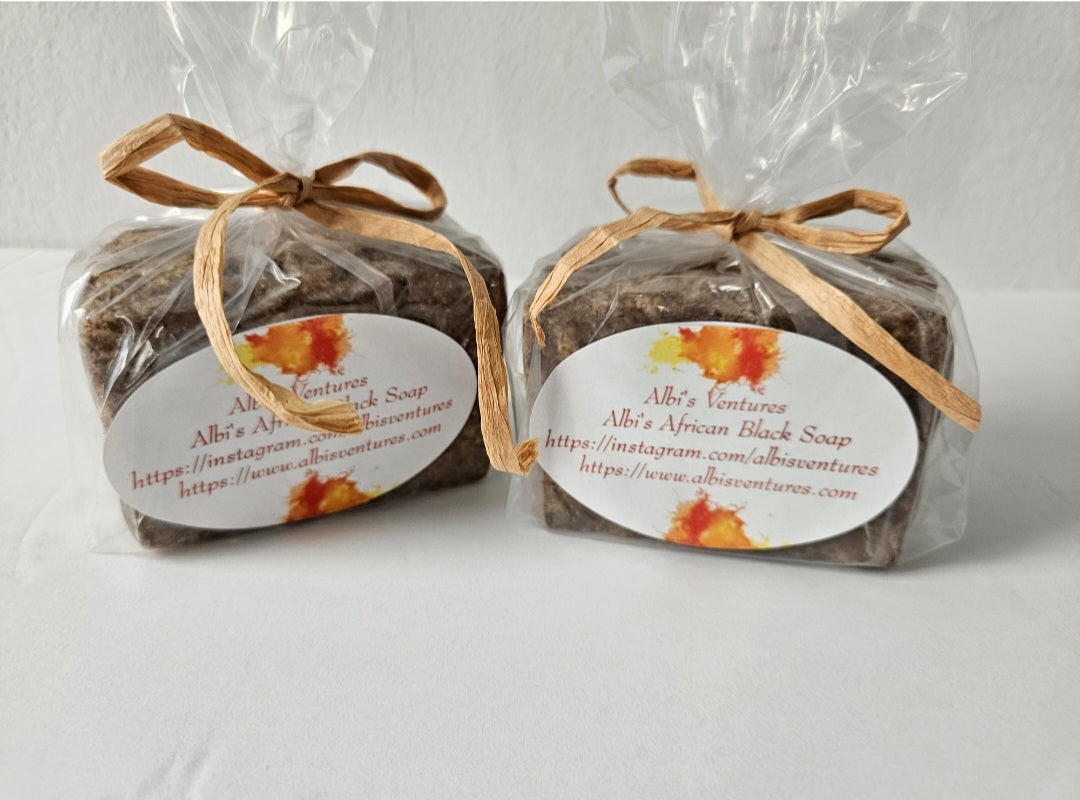 100% Undiluted Raw African Black Soap